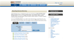 Desktop Screenshot of go2boardingschool.com